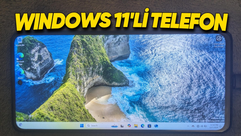 Bir Kişi, Android Telefonuna Windows 11 Yüklemeyi Başardı!